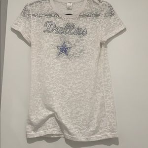 White cowboys T-shirt